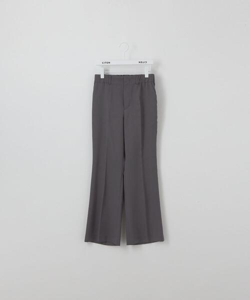 CITEN（シテン）の「＜CITEN＞センタープレス フレアパンツ Ⅱ（その他パンツ・レディース・ダークグレー/ケリー/パープル・S/M）」の16枚目の写真