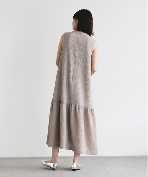 kaene（カエン）の「シュリンクオーバードレス（ドレス・レディース・ブラック/ピンク/ベージュ・1/2）」の10枚目の写真