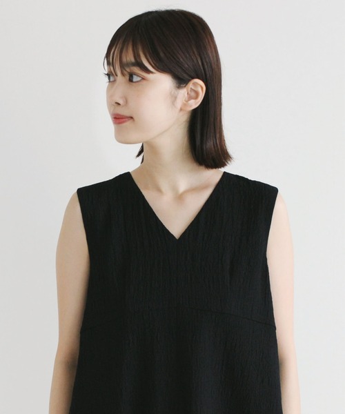 kaene（カエン）の「シュリンクオーバードレス（ドレス・レディース・ブラック/ピンク/ベージュ・1/2）」の18枚目の写真