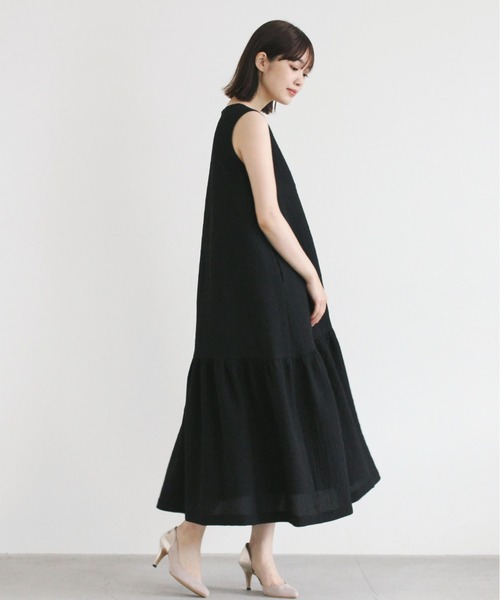 kaene（カエン）の「シュリンクオーバードレス（ドレス・レディース・ブラック/ピンク/ベージュ・1/2）」の16枚目の写真