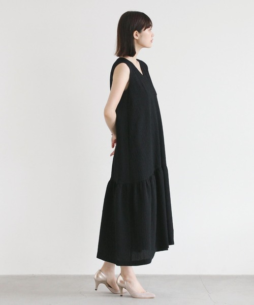 kaene（カエン）の「シュリンクオーバードレス（ドレス・レディース・ブラック/ピンク/ベージュ・1/2）」の15枚目の写真