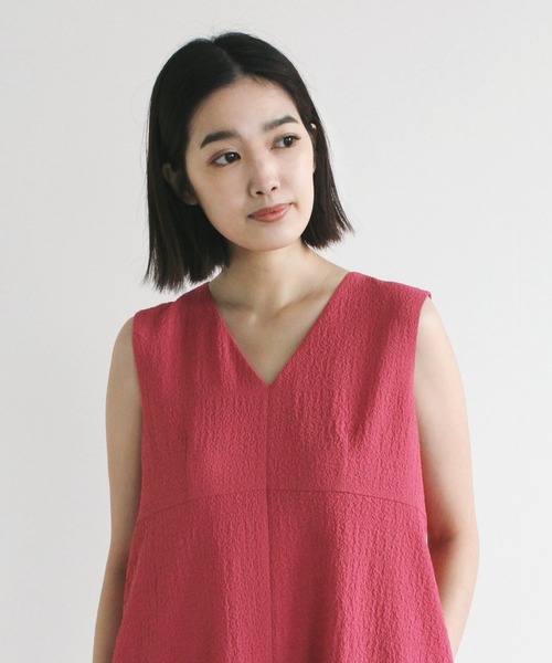 kaene（カエン）の「シュリンクオーバードレス（ドレス・レディース・ブラック/ピンク/ベージュ・1/2）」の22枚目の写真