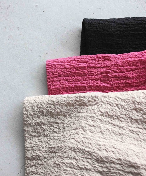 kaene（カエン）の「シュリンクオーバードレス（ドレス・レディース・ブラック/ピンク/ベージュ・1/2）」の4枚目の写真