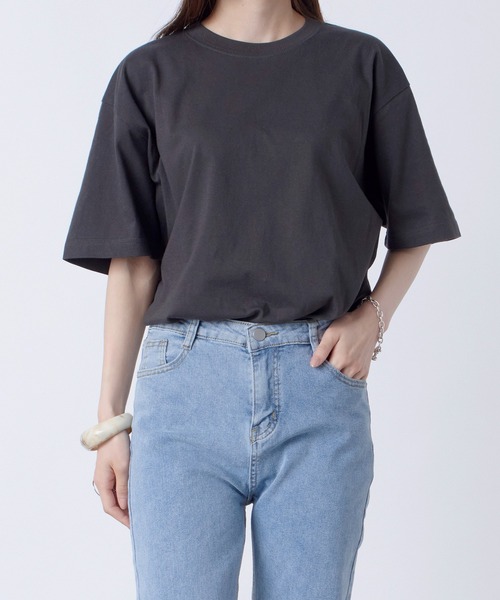 MAISON BREEZE(メゾンブリーズ)の「一枚は持っておきたいトレンドのバックプリントTシャツ♪【MAISON BREEZE】Happines…メッセージオーバーサイズバックプリントTシャツ(Tシャツ/カットソー・レディース・ピンク/グリーン/ブラック系その他2/ブラック系1・FREE)」の17枚目の写真