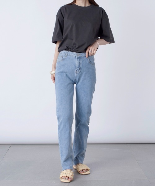 MAISON BREEZE(メゾンブリーズ)の「一枚は持っておきたいトレンドのバックプリントTシャツ♪【MAISON BREEZE】Happines…メッセージオーバーサイズバックプリントTシャツ(Tシャツ/カットソー・レディース・ピンク/グリーン/ブラック系その他2/ブラック系1・FREE)」の18枚目の写真