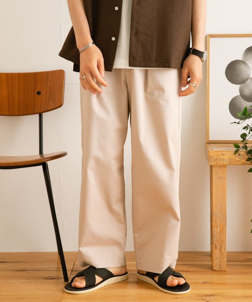 ITEMS URBANRESEARCH（アイテムズ アーバンリサーチ）の「TCワンタックパンツ（その他パンツ・メンズ・ベージュ/グレー/ブルー・MEDIUM/LARGE）」の20枚目の写真