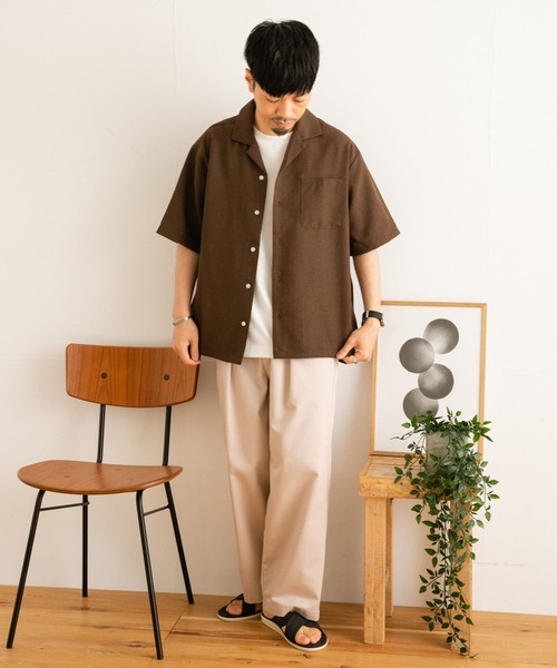 ITEMS URBANRESEARCH（アイテムズ アーバンリサーチ）の「TCワンタックパンツ（その他パンツ・メンズ・ベージュ/グレー/ブルー・MEDIUM/LARGE）」の8枚目の写真