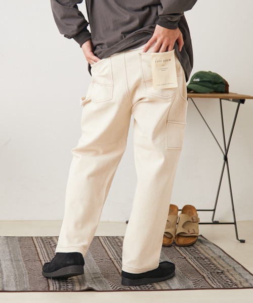 CIAOPANIC TYPY(チャオパニックティピー)の「TYPYデニムペインターパンツ(デニムパンツ・メンズ・ネイビー/ブルー/アイボリー/ブラック・M/L)」の16枚目の写真