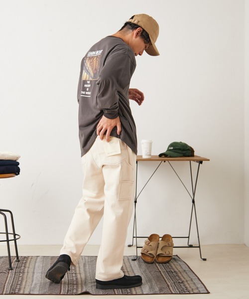 CIAOPANIC TYPY(チャオパニックティピー)の「TYPYデニムペインターパンツ(デニムパンツ・メンズ・ネイビー/ブルー/アイボリー/ブラック・M/L)」の9枚目の写真