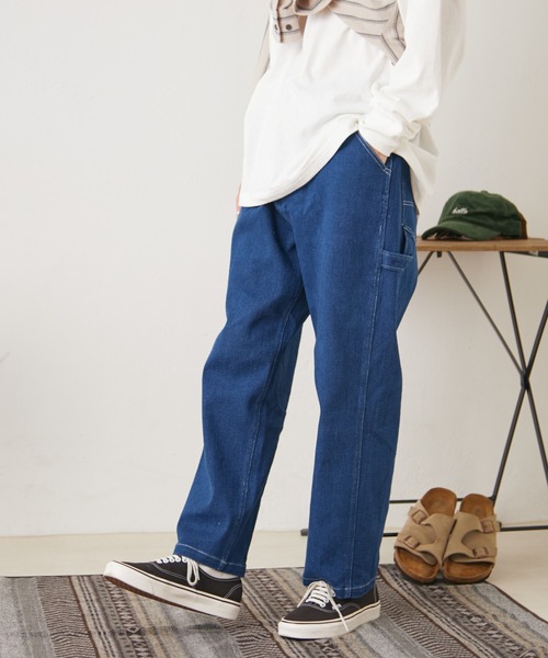 CIAOPANIC TYPY(チャオパニックティピー)の「TYPYデニムペインターパンツ(デニムパンツ・メンズ・ネイビー/ブルー/アイボリー/ブラック・M/L)」の20枚目の写真