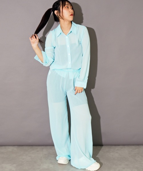 セール】リラックスシアーセットアップ（セットアップ）｜Bloom Closet