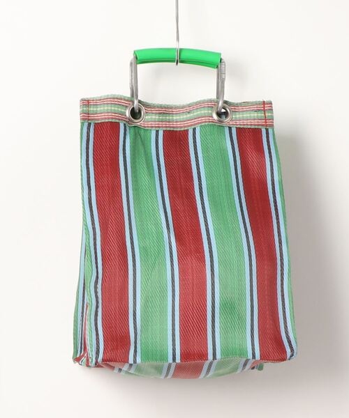 PUEBCO（プエブコ）の「RECYCLED PLASTIC STRIPE BAG　Rectangle/D26（トートバッグ・メンズ・その他1/その他2/その他3/その他4/その他5/その他6・ONE SIZE）」の11枚目の写真