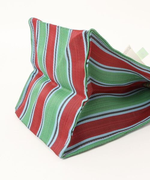 PUEBCO（プエブコ）の「RECYCLED PLASTIC STRIPE BAG　Rectangle/D26（トートバッグ・メンズ・その他1/その他2/その他3/その他4/その他5/その他6・ONE SIZE）」の12枚目の写真