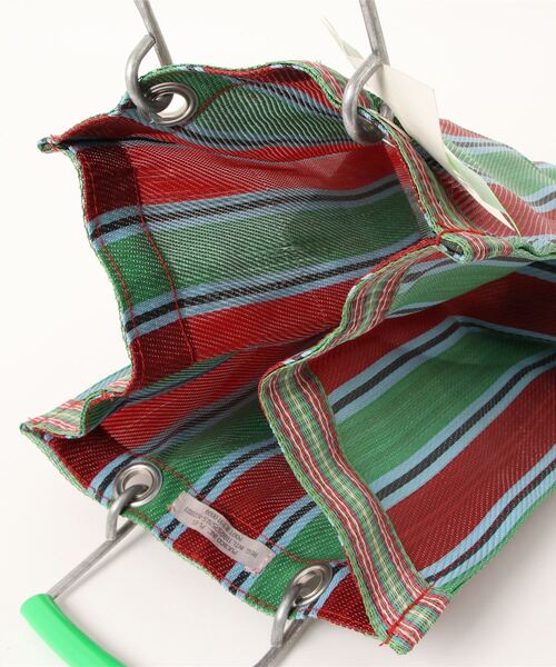 PUEBCO（プエブコ）の「RECYCLED PLASTIC STRIPE BAG　Rectangle/D26（トートバッグ・メンズ・その他1/その他2/その他3/その他4/その他5/その他6・ONE SIZE）」の13枚目の写真