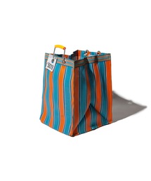 RECYCLED PLASTIC STRIPE BAG　Rectangle/D26