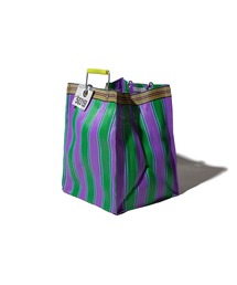 RECYCLED PLASTIC STRIPE BAG Rectangle/D26