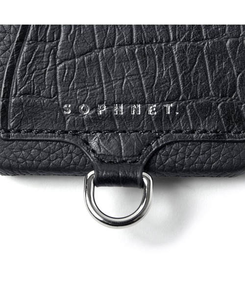 SOPHNET.(ソフネット)の「DEMIURVO LEATHER PHONE CASE for iPhone 13(スマホケース/カバー・メンズ・ブラック・FREE)」の4枚目の写真