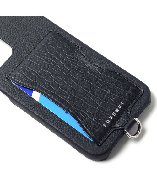 SOPHNET.（ソフネット）の「DEMIURVO LEATHER PHONE CASE for iPhone