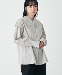 earth music&ecology | BIGカラーブラウス(シャツ/ブラウス)