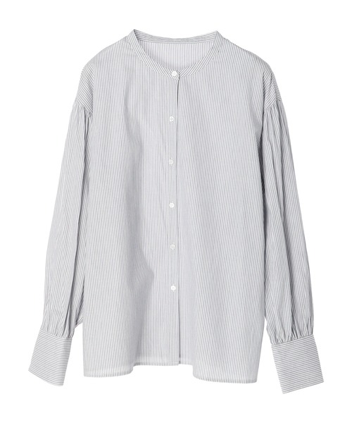 earth music&ecology（アースミュージックアンドエコロジー）の「BIGカラーブラウス（シャツ/ブラウス・レディース・オフホワイト/ブラック/ベージュ系その他2/ブルー系その他6・FREE）」の5枚目の写真