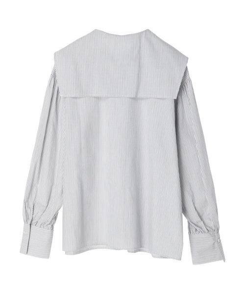 earth music&ecology（アースミュージックアンドエコロジー）の「BIGカラーブラウス（シャツ/ブラウス・レディース・オフホワイト/ブラック/ベージュ系その他2/ブルー系その他6・FREE）」の16枚目の写真