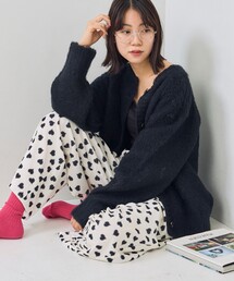PUBLUX（パブリュクス）の「PUBLUX/パブリュクス ハートプリントタックパンツ（その他パンツ）」