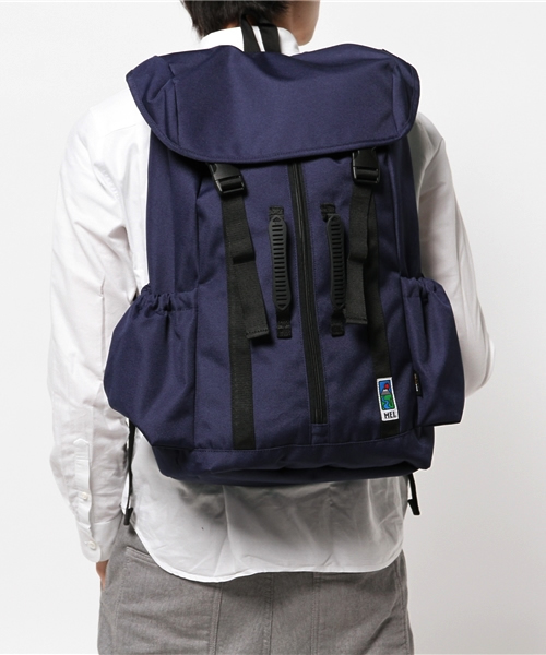 VENCEEXCHANGE(ヴァンスエクスチェンジ)の「MEIメイジップラインパックソリッド (バックパック/リュック・メンズ・ブラック/スカイブルー・FREE)」の14枚目の写真