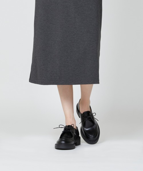 PELLICO SUNNY（ペリーコサニー）の「PIA 4.0cm レースアップシューズ BLACK（モカシン/デッキシューズ・レディース・ブラック・35/36/37/38）」の8枚目の写真