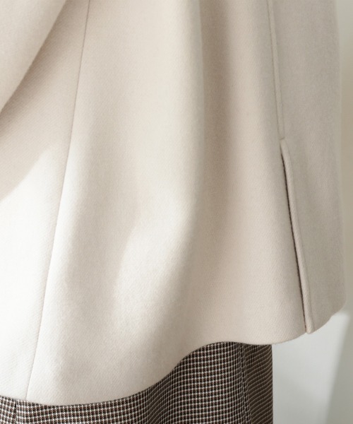 N.（N. Natural Beauty Basic）（エヌエヌナチュラルビューティーベーシック）の「【S Size Line】◆ビックカラーＰコート（ピーコート・レディース・ブラック/ネイビー/ナチュラル・SMALL/MEDIUM）」の18枚目の写真