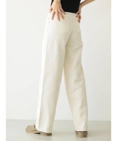 koe(コエ)の「5ポケットカラーワイドパンツ*(その他パンツ・レディース・ブラック/ピンク/グリーン/アイボリー/ロイヤルブルー・M/S)」の16枚目の写真