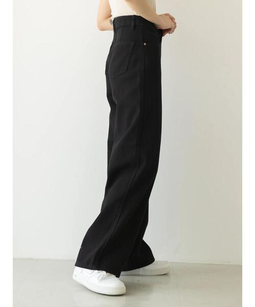 koe(コエ)の「5ポケットカラーワイドパンツ*(その他パンツ・レディース・ブラック/ピンク/グリーン/アイボリー/ロイヤルブルー・M/S)」の9枚目の写真