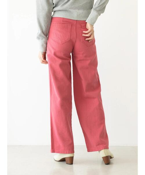 koe(コエ)の「5ポケットカラーワイドパンツ*(その他パンツ・レディース・ブラック/ピンク/グリーン/アイボリー/ロイヤルブルー・M/S)」の17枚目の写真