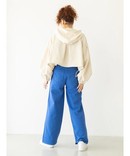 koe(コエ)の「5ポケットカラーワイドパンツ*(その他パンツ・レディース・ブラック/ピンク/グリーン/アイボリー/ロイヤルブルー・M/S)」の15枚目の写真