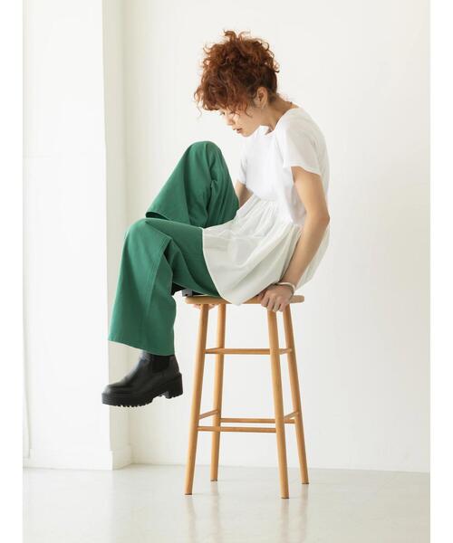 koe(コエ)の「5ポケットカラーワイドパンツ*(その他パンツ・レディース・ブラック/ピンク/グリーン/アイボリー/ロイヤルブルー・M/S)」の20枚目の写真