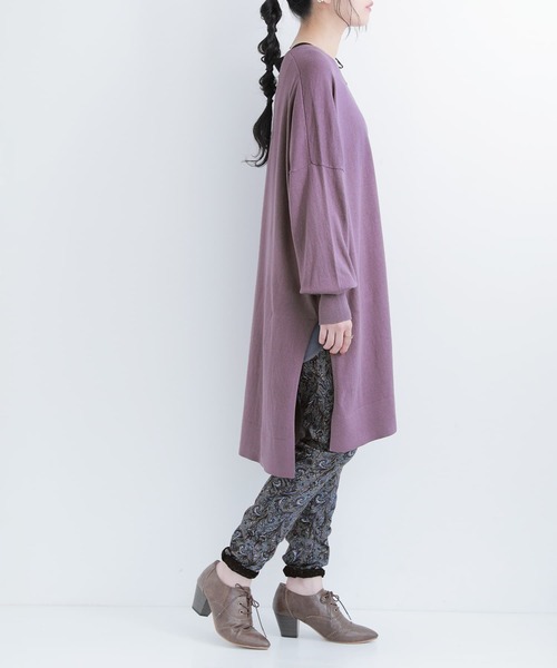 osharewalker（オシャレウォーカー）の「【廃盤】『裾裏レースペイズリー柄レギパン』（その他パンツ・レディース・ブラウン/グレー・1/2）」の7枚目の写真