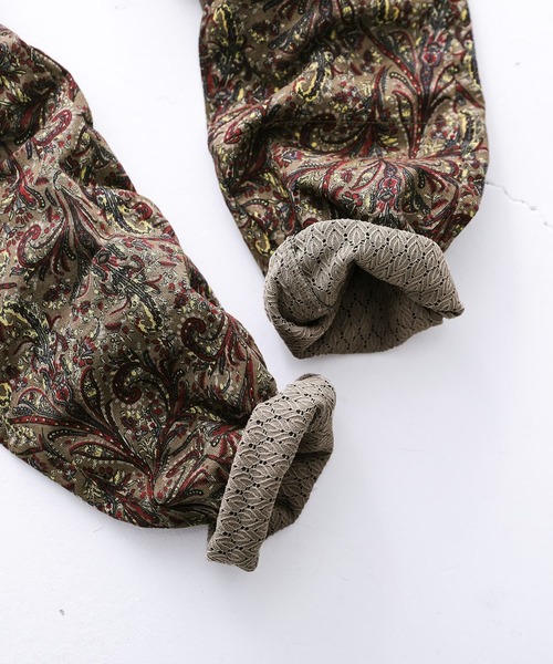 osharewalker（オシャレウォーカー）の「【廃盤】『裾裏レースペイズリー柄レギパン』（その他パンツ・レディース・ブラウン/グレー・1/2）」の15枚目の写真