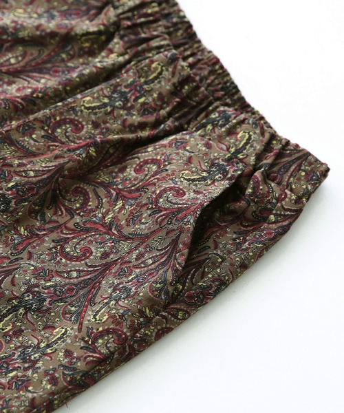 osharewalker（オシャレウォーカー）の「【廃盤】『裾裏レースペイズリー柄レギパン』（その他パンツ・レディース・ブラウン/グレー・1/2）」の17枚目の写真