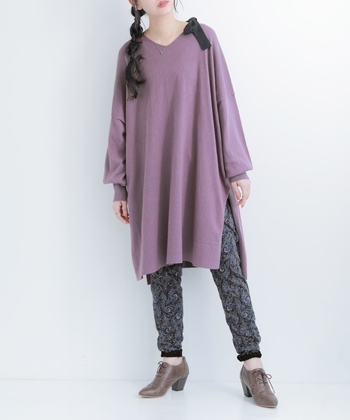 osharewalker（オシャレウォーカー）の「【廃盤】『裾裏レースペイズリー柄レギパン』（その他パンツ・レディース・ブラウン/グレー・1/2）」の6枚目の写真