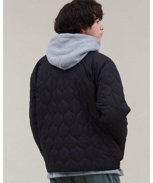 KELTY（ケルティ）の「KELTY/ケルティ　カテドラルキルトジャケット（ノーカラージャケット・メンズ・ブラック/ベージュ/オリーブ・S/M/L/XL）」の6枚目の写真