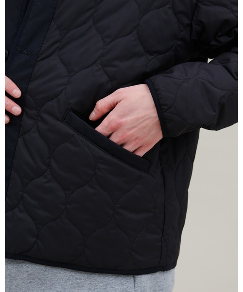 KELTY（ケルティ）の「KELTY/ケルティ　カテドラルキルトジャケット（ノーカラージャケット・メンズ・ブラック/ベージュ/オリーブ・S/M/L/XL）」の22枚目の写真