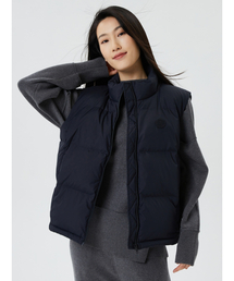 GAP | ヘビーウェイト ハイカラー ダウンベスト(ダウンベスト)