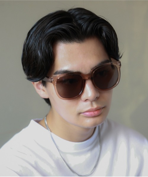 MANOMOS◆クラシックスクエアサングラス BROWN スクエアサングラス（サングラス）｜LUXSTYLE（ラグスタイル）の