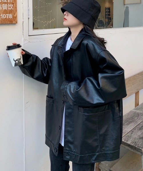 キャメルコーデュロイ ブレザー ルーズシルエット 韓国 857 A'GEM/9 × .kom『.kom/ドットケーオーエム』ルーズシルエット