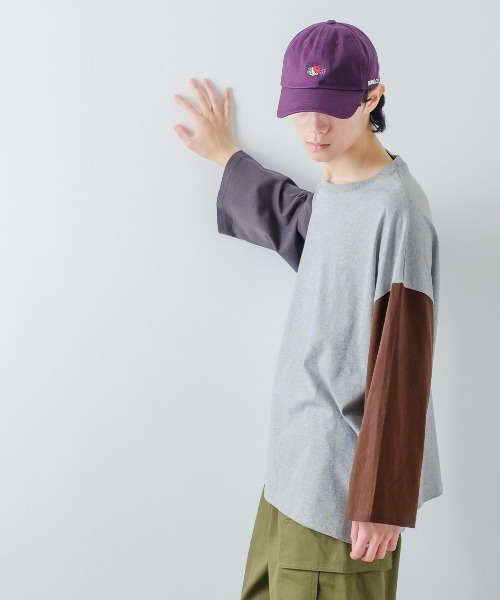 improves(インプローブス)の「クレイジー配色 USコットン 無地 ルーズシルエット ロンT(Tシャツ/カットソー・メンズ・ブラウン/ダークグリーン/ベージュ/チャコール/ホワイト系その他/ブラック/チャコールアッシュ/杢グレー/ホワイト/ネイビー・LARGE/MEDIUM/X-LARGE)」の16枚目の写真
