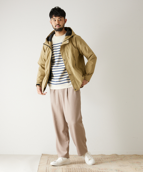 417 EDIFICE(フォーワンセブンエディフィス)の「”WEB限定”WASHER NYLONストレッチマウンテンジャケット(マウンテンパーカー・メンズ・ブラック/ベージュ/カーキ・SMALL/MEDIUM/LARGE)」の8枚目の写真