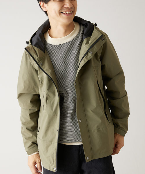 417 EDIFICE(フォーワンセブンエディフィス)の「”WEB限定”WASHER NYLONストレッチマウンテンジャケット(マウンテンパーカー・メンズ・ブラック/ベージュ/カーキ・SMALL/MEDIUM/LARGE)」の13枚目の写真