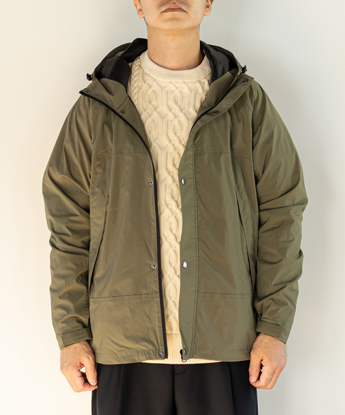 417 EDIFICE(フォーワンセブンエディフィス)の「”WEB限定”WASHER NYLONストレッチマウンテンジャケット(マウンテンパーカー・メンズ・ブラック/ベージュ/カーキ・SMALL/MEDIUM/LARGE)」の15枚目の写真