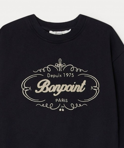 Bonpoint(ボンポワン)の「ロゴ スウェット(スウェット・キッズ・ブラウン系その他/ブラック系その他・105/115/125)」の5枚目の写真