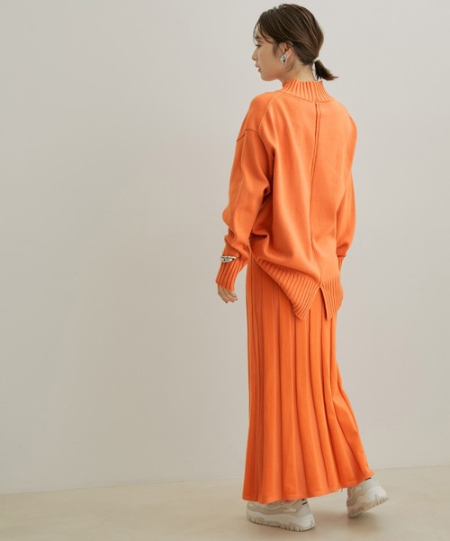 VIS（ビス）の「【セットアップ対応】【洗える】プリーツニット