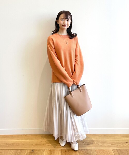 OPAQUE.CLIP（オペークドットクリップ）の「◆バケツミドルトートバッグ【2WAY】（トートバッグ・レディース・キャメル/オフホワイト/ブラック・00）」の16枚目の写真